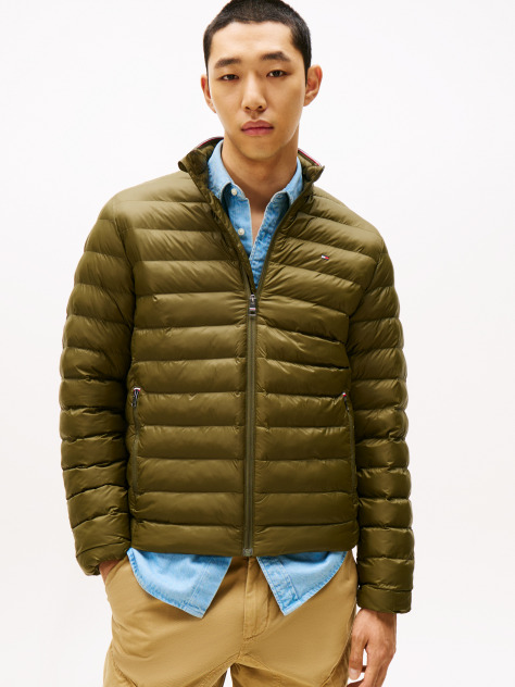 Green Packable Recycled Jacket  Men