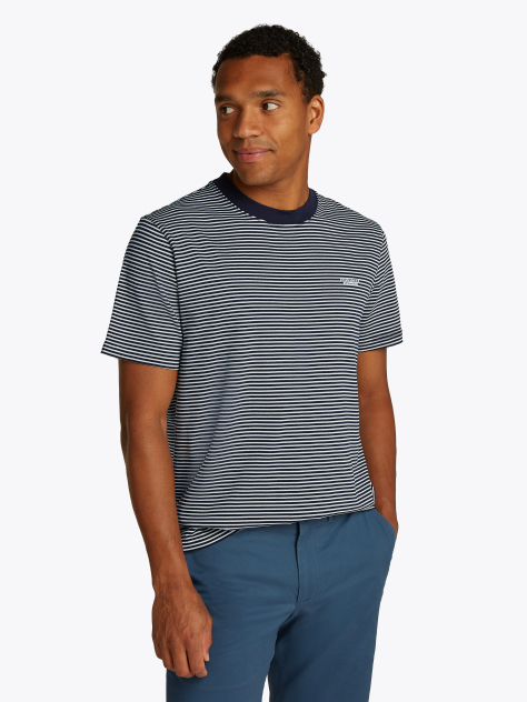 Multi Monotype Stripe T-Shirt  Men