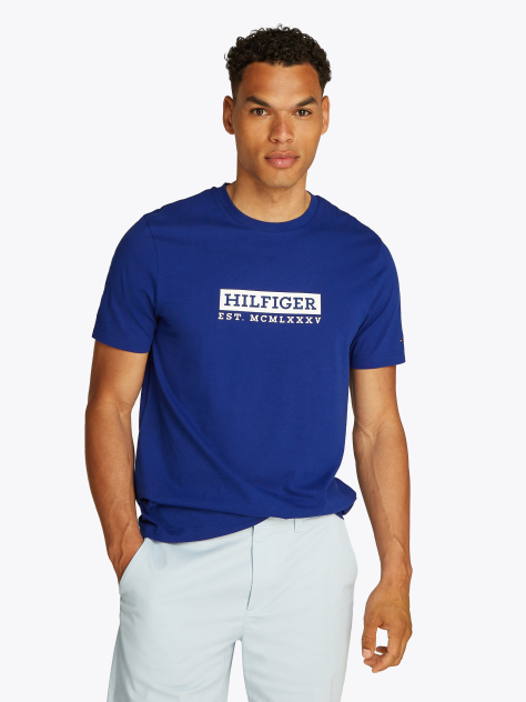 Blue Logo Graphic T-Shirt  Men