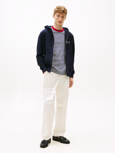 Blue Hilfiger Stacked Hooded Zip Thru  Men