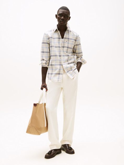 Multi Heritage Oxford Check Shirt  Men