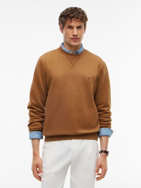 Brown Essential Fleece Sweatshirt  Men