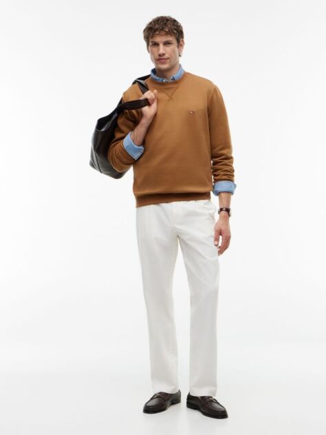 Brown Essential Fleece Sweatshirt  Men