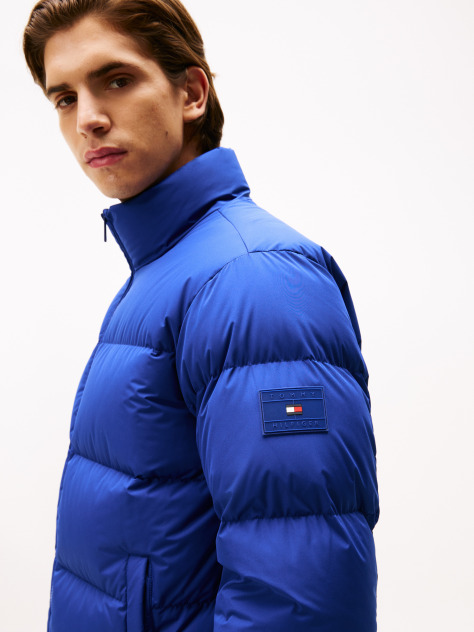 Blue Water Repellent Down Puffer Jacket  Men