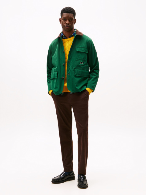 Καφέ Harlem Παντελόνι Chinos Σε Tapered Γραμμή Από Twill  Άνδρες