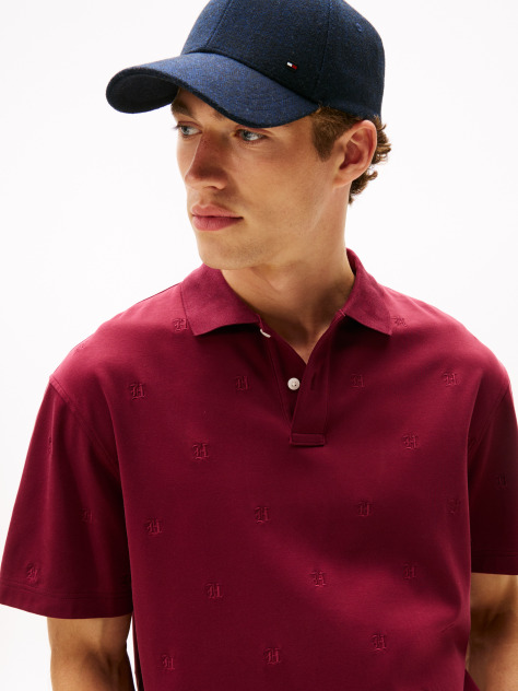 Red 1985 Regular Fit Piqué Polo Shirt  Men