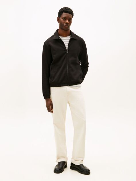 Black Essential Terry Ivy Jacket  Men