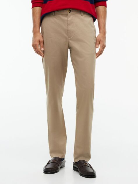 Μπεζ Denton Υφασμάτινο Παντελόνι Chinos Σε Slim Ίσια Γραμμή  Άνδρες