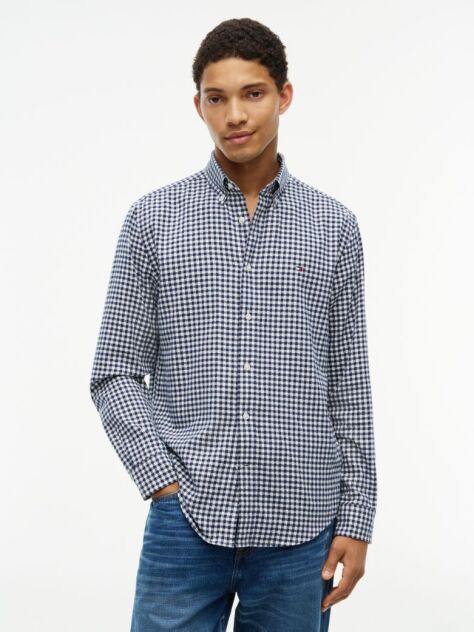 Multi Regular Fit Gingham Dobby Flannel Shirt  Men
