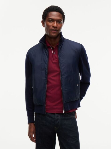 Blue New York Label Wool Blend Jacket  Men