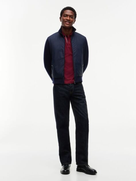 Blue New York Label Wool Blend Jacket  Men