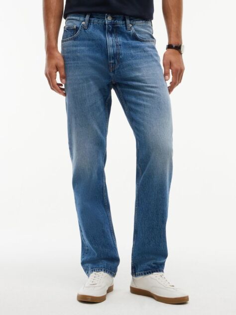 Blue Dover Regular Straight Faded Jeans  Men