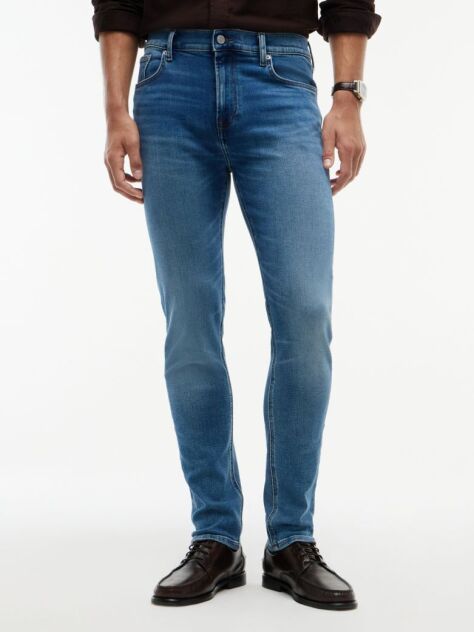 Blue Bleeker Faded Slim Jeans  Men