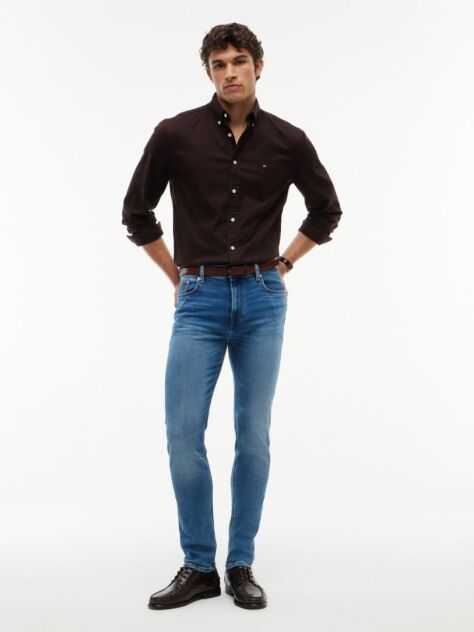 Blue Bleeker Faded Slim Jeans  Men