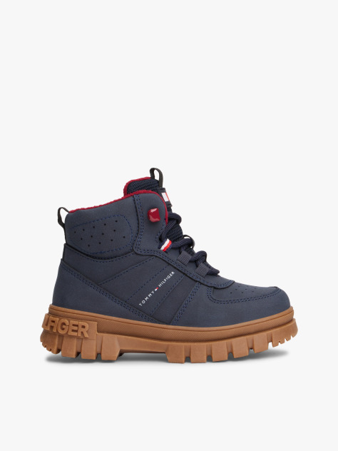 Μπλε Δετά Μποτάκια Με Cleat Σόλα  Παιδί Unisex