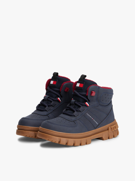 Μπλε Δετά Μποτάκια Με Cleat Σόλα  Παιδί Unisex