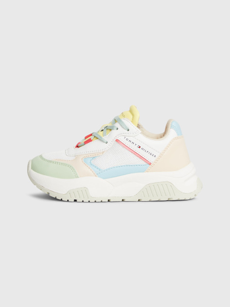 Multi LOW CUT LACE-UP SNEAKER  Girls