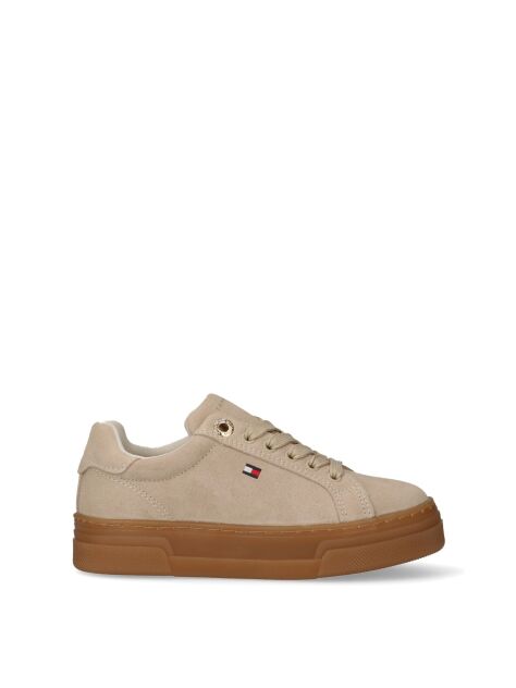 Μπεζ Δετά Σουέτ Sneakers  Κορίτσια