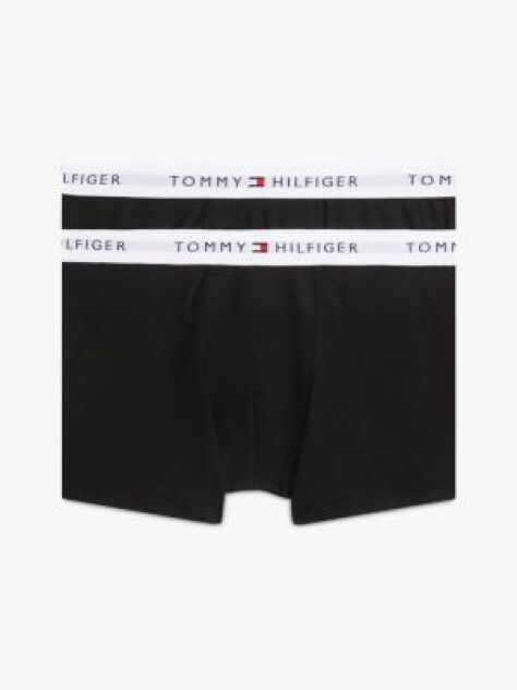 Black 2-Pack Signature Repeat Logo Waistband Trunks  Boys