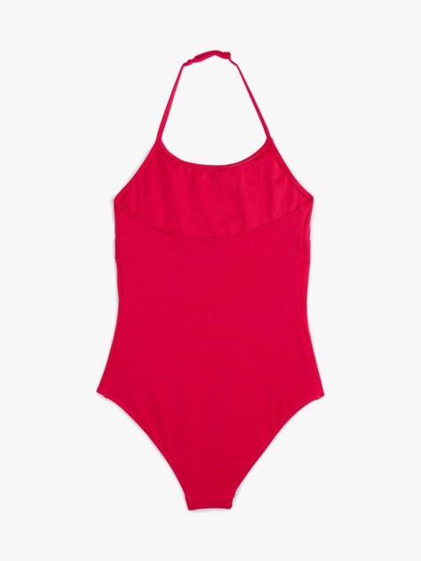 Pink Hilfiger Halterneck Swimsuit  Girls