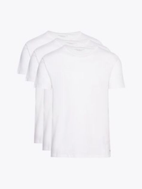 White 3-Pack Premium Essential Stretch T-Shirts  Men