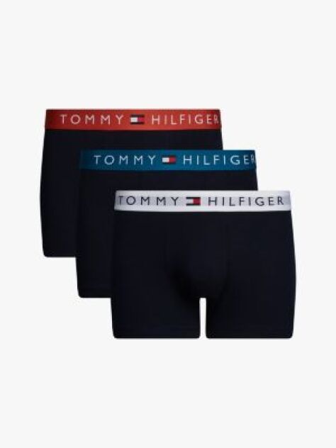 Multi 3-Pack TH Original Logo Waistband Trunks  Men