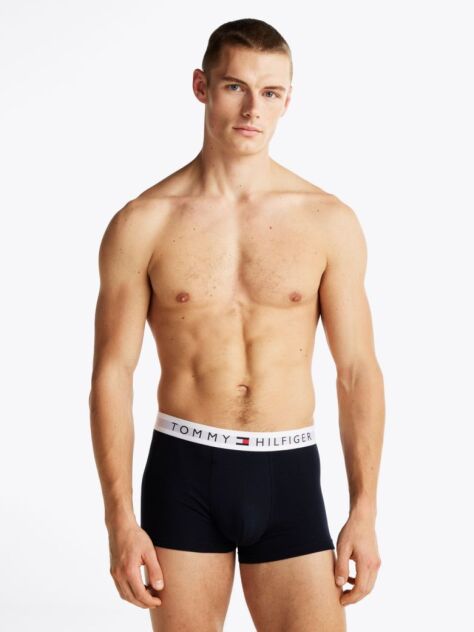 Multi 3-Pack TH Original Logo Waistband Trunks  Men