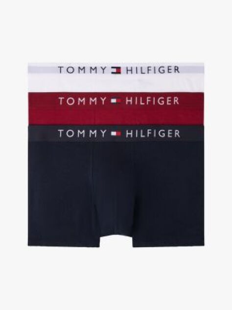 Multi 3-Pack TH Original Logo Waistband Trunks  Men
