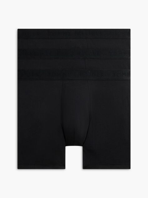 Black 3-Pack Everyday Luxe Tonal Boxer Briefs  Men