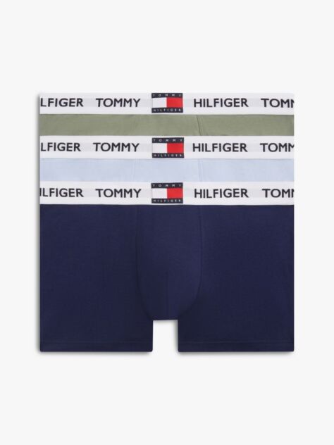 Multi 3-Pack Heritage Logo Waistband Trunks  Men