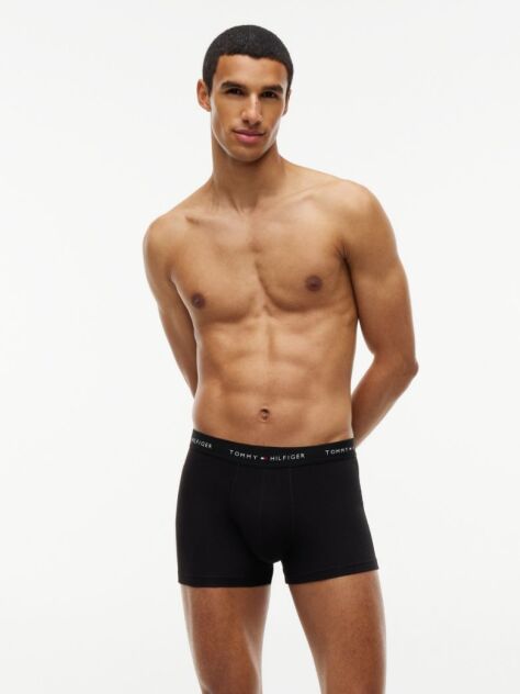 Multi 3-Pack Signature Repeat Logo Waistband Trunks  Men