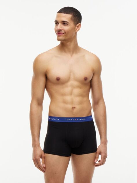 Multi 3-Pack Signature Repeat Logo Waistband Trunks  Men