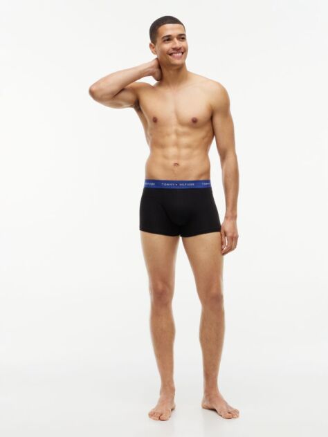 Multi 3-Pack Signature Repeat Logo Waistband Trunks  Men