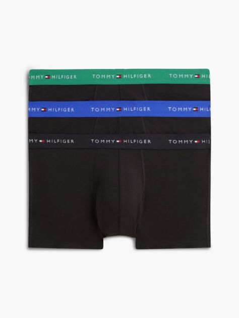 Multi 3-Pack Signature Repeat Logo Waistband Trunks  Men