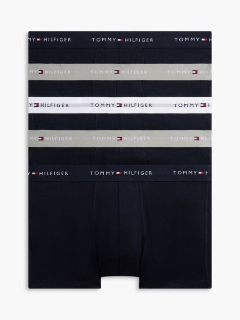 Multi 5-Pack Signature Logo Waistband Trunks  Men