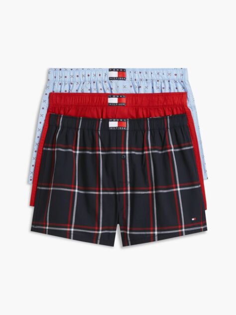 Multi 3-Pack Heritage Logo Poplin Boxer Shorts  Men