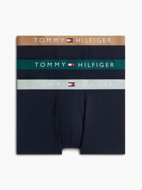 Multi 3-Pack TH Original Logo Waistband Trunks  Men