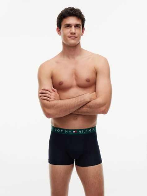 Multi 3-Pack TH Original Logo Waistband Trunks  Men