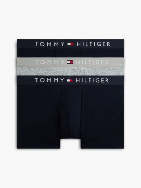 Multi 3-Pack TH Original Logo Waistband Trunks  Men