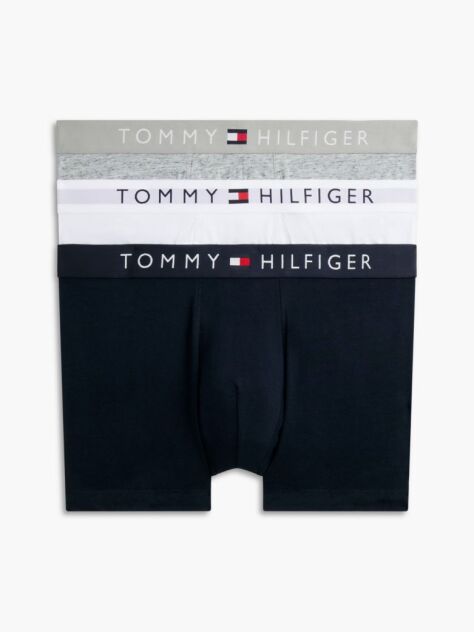Multi 3-Pack TH Original Logo Waistband Trunks  Men