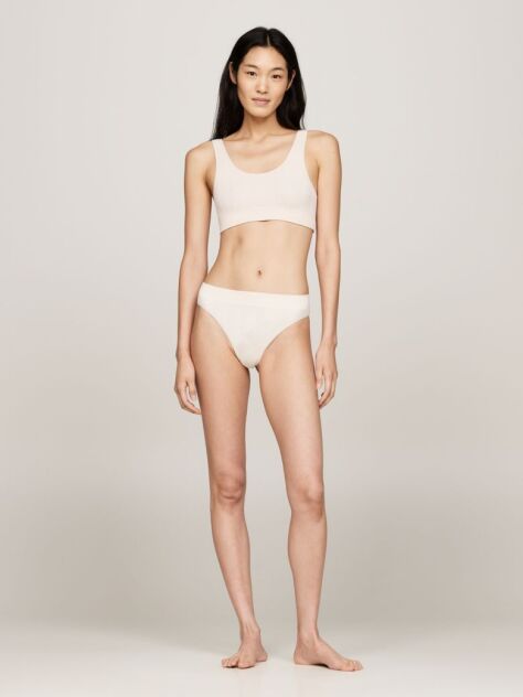Beige Hilfiger Logo Seamless Unlined Bralette  Women