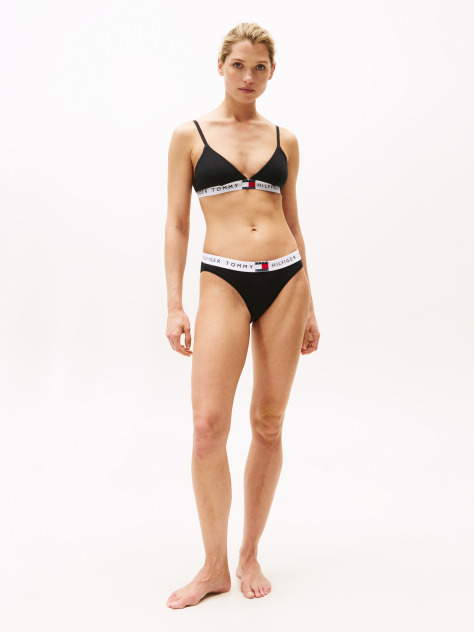 Black Heritage Waistband Logo Briefs  Women