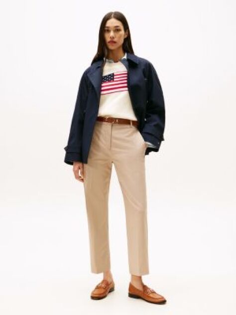 Μπεζ Slim Παντελόνι Chinos  Γυναίκες