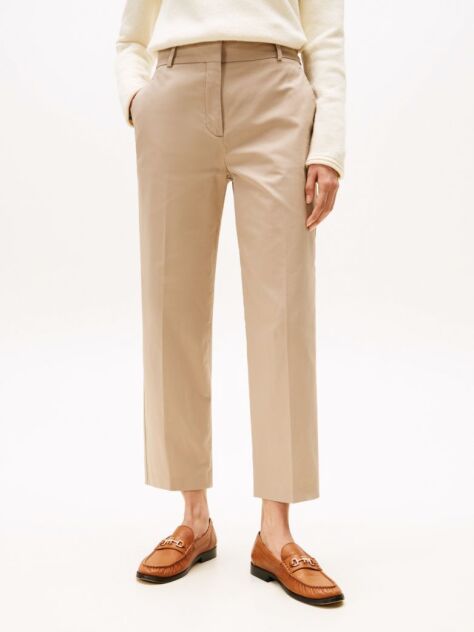 Μπεζ Slim Παντελόνι Chinos  Γυναίκες