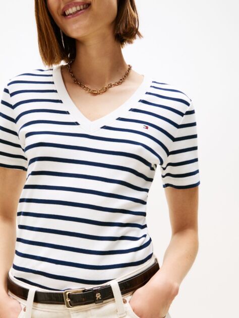 Multi T-Shirt Με Λαιμόκοψη V Και Slim Γραμμή  Γυναίκες