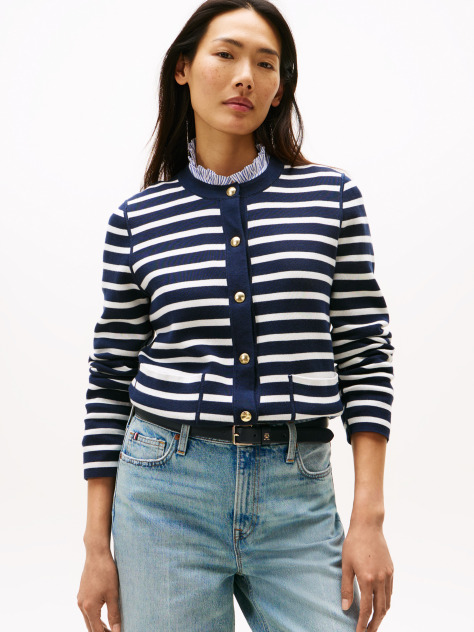 Multi Jersey Strech Reversible Cardigan  Women