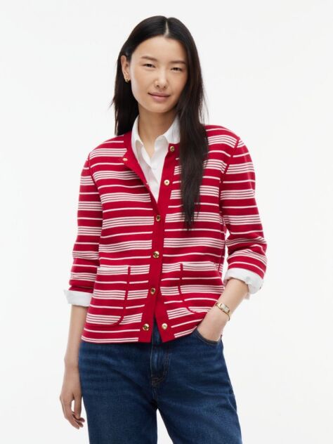 Multi Jersey Strech Reversible Cardigan  Women