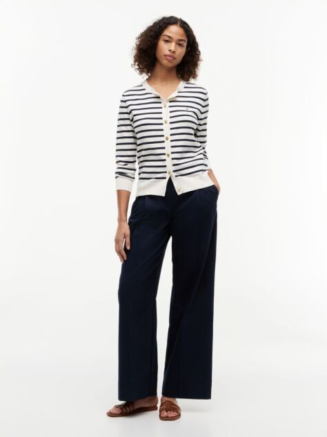 Multi Jersey Crew Neck Cardigan  Women