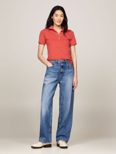 Red 1985 Collection Slim Fit Polo Shirt  Women