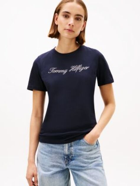 Blue Logo T-Shirt  Women